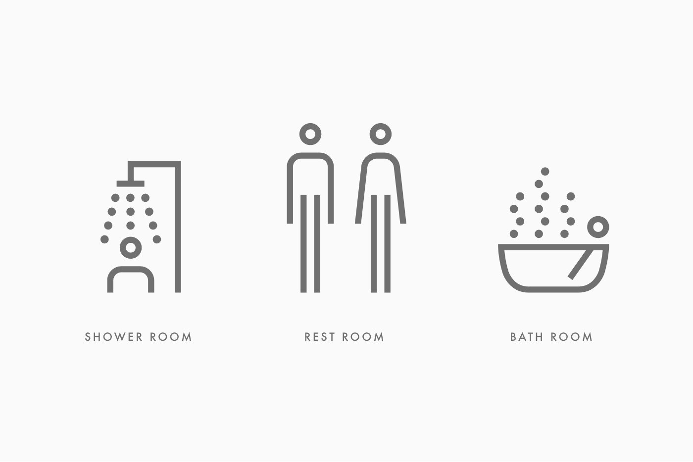 ピクトグラム - トイレ・シャワー・お風呂のカバー画像