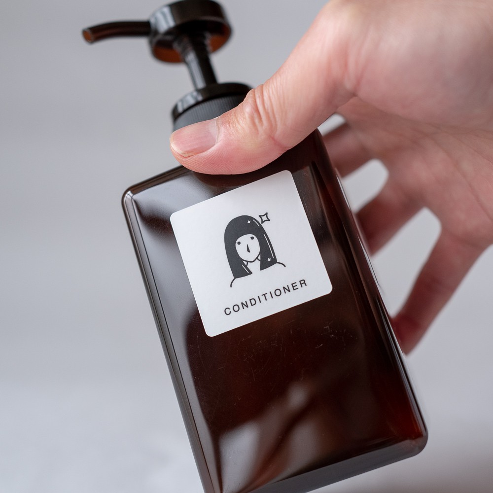 無印ボトルにコンディショナー