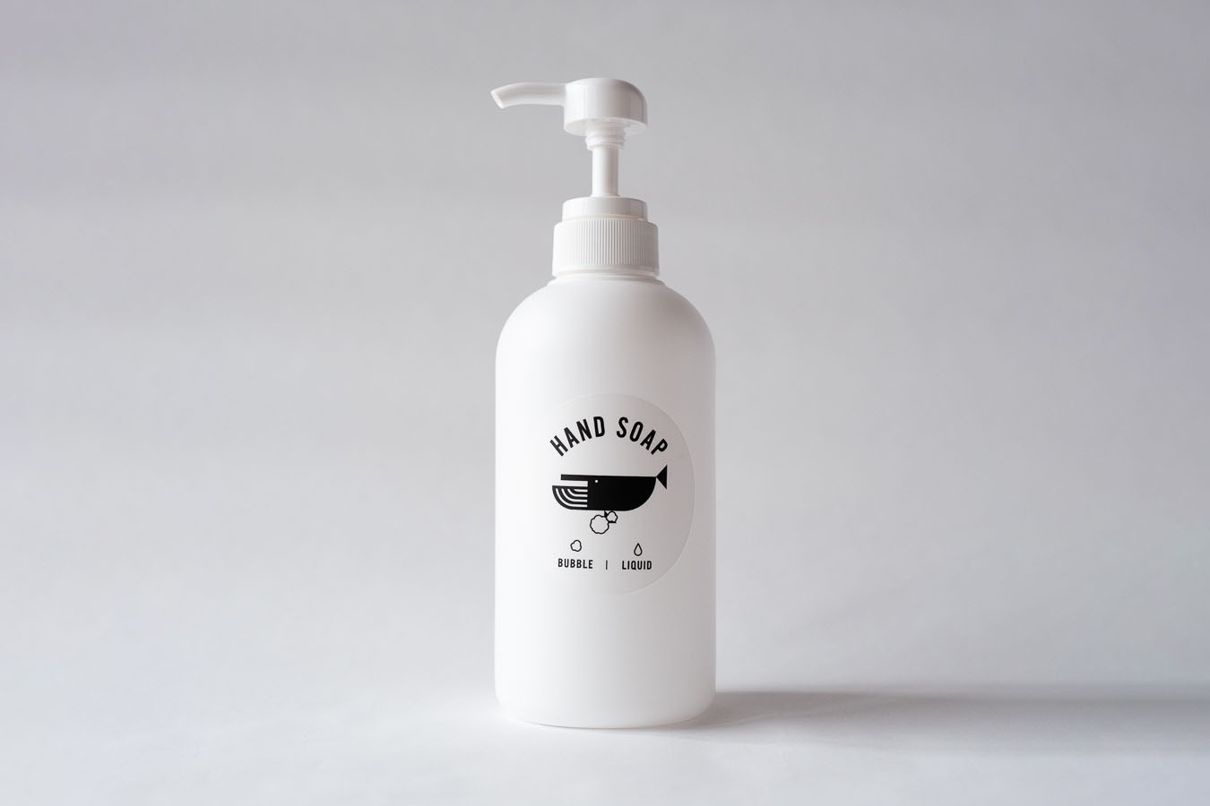 ハンドソープ用ボトルステッカー・ラベル ver.クジラのカバー画像