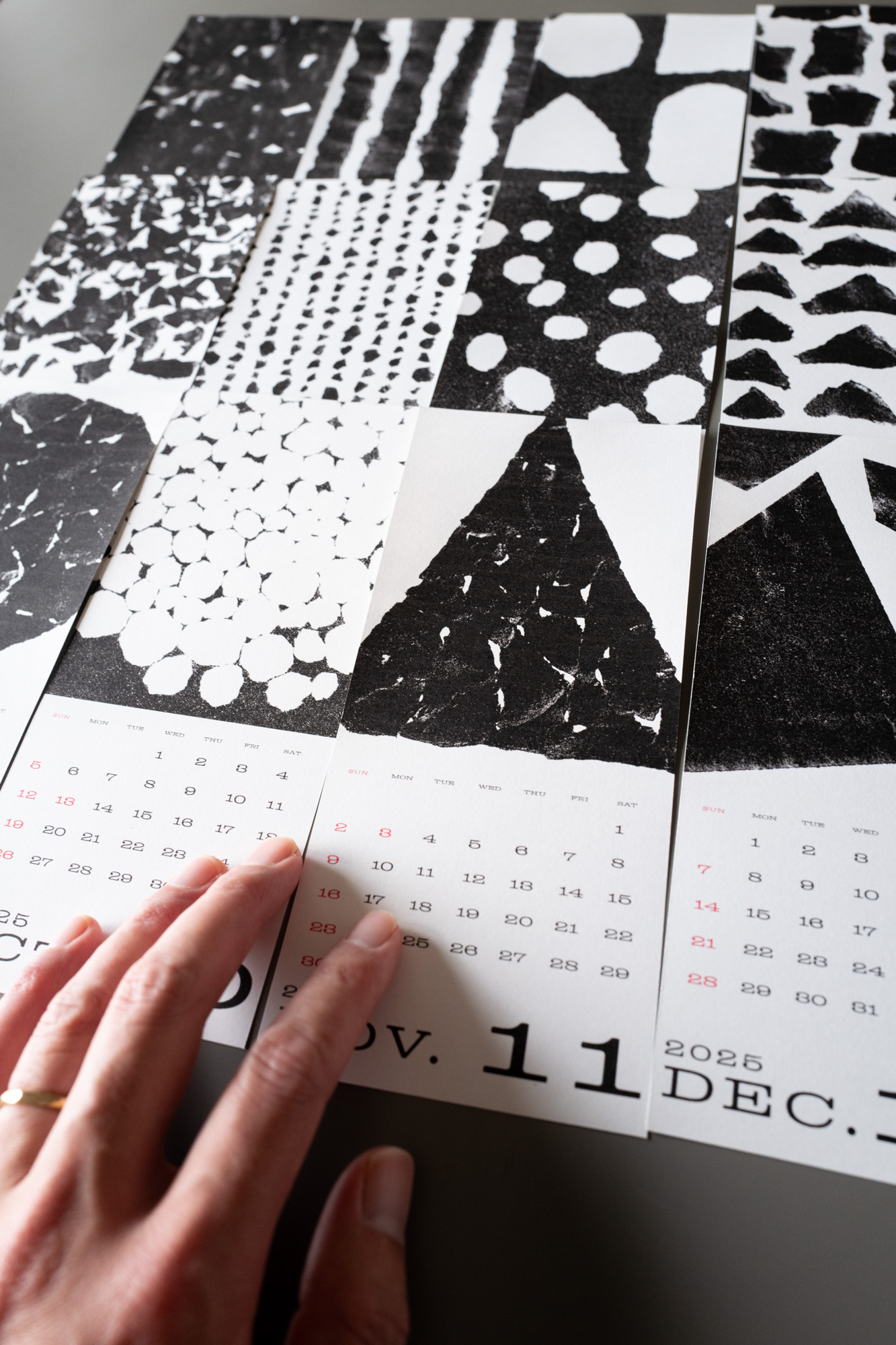 各月のデザイン詳細